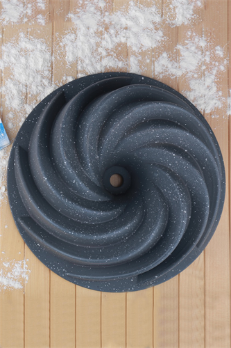 Şan Granit Döküm Kek Kalıbı 25cm Fırfır
